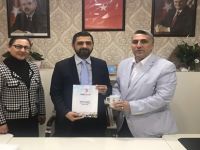 BAFRA KIZILAY’DAN BAŞKAN AY’A ZİYARET