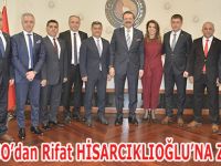 BAFRA TSO’dan Rifat HİSARCIKLIOĞLU’NA ZİYARETİ