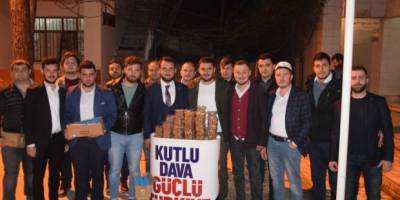 AK Gençler Miraç Kandilini Dedeli Mahallesinde İdrak Etti