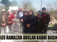 ŞEHİT POLİS RAMAZAN ARSLAN KABRİ BAŞINDA ANILDI