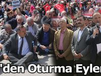 CHP'den Oturma Eylemi