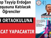 1.Recep Tayyip Erdoğan Yol Koşusuna Katılacak Öğrenciler
