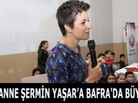 OYUNCU ANNE ŞERMİN YAŞAR’A BAFRA'DA BÜYÜK İLGİ