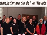 "İhmal etme,istismara dur de" ve "Hayata bağlan"