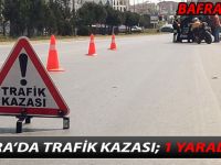 Bafra'da Trafik Kazası: 1 Yaralı