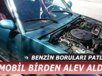 Otomobil Birden Alev Aldı !!!