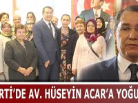 İYİ PARTİ’DE AV. HÜSEYİN ACAR’A VATANDAŞLARDAN YOĞUN İLGİ