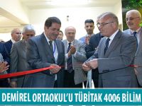 NAZMİYE DEMİREL ORTAOKUL’U TÜBİTAK 4006 BİLİM FUARI AÇILDI