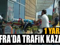 Bafra'da Trafik Kazası: 1 Yaralı