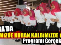 Bafra'da “ DİLİMİZDE KURAN KALBİMİZDE İMAN” Programı Gerçekleşti