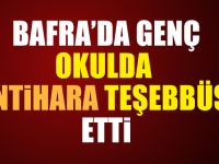 Bafra’da Genç Kız Okulda İntihara Teşebbüs etti