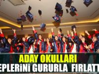 Bafra'da Aday Okulları Gururla Kepleri Fırlattı