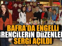 Bafra'da Engelli Öğrencilerin Düzenlediği Sergi Açıldı