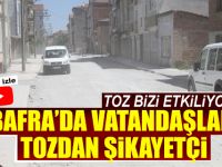 Bafra'da Vatandaşlar Tozdan Şikayetçi