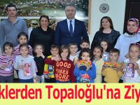 Miniklerden Topaloğlu'na Ziyaret