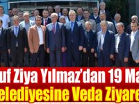 Yusuf Ziya Yılmaz’dan 19 Mayıs Belediyesine Veda Ziyareti