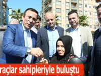 Akülü araçlar sahipleriyle buluştu