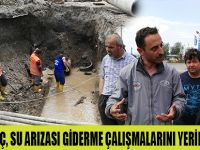 BAŞKAN KILIÇ, SU ARIZASI GİDERME ÇALIŞMALARINI YERİNDE İNCELEDİ