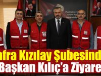 Bafra Kızılay Şubesinden Başkan Kılıç’a Ziyaret