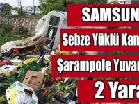 Bafralı Manav Kaza Yaptı 2 Yaralı