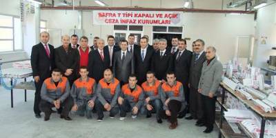 Bafra cezaevinde pvc atölyesi açıldı