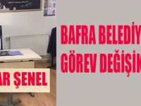 Bafra Belediyesi’nde yeni müdür görevine başladı.