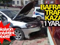 Bafra'da Trafik Kazası: 1 Yaralı