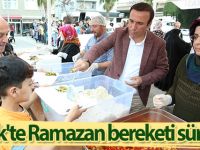 Canik'te Ramazan bereketi sürüyor