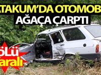 Samsun'da otomobil ağaca çarptı: 1 ölü, 2 yaralı