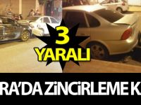 Bafra’da Zincirleme Kaza 3 Yaralı