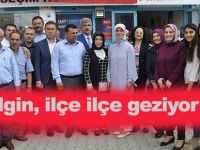 Bilgin, ilçe ilçe geziyor