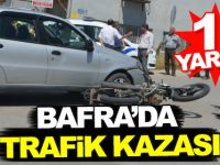 Bafra’da Trafik Kazası 1 Yaralı