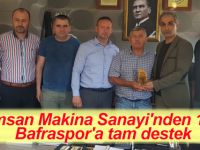 Damsan Makina Sanayi'nden 1930 Bafraspor'a tam destek