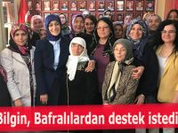 Bilgin, Bafralılardan destek istedi