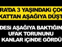 Bafra’da 3 Yaşındaki Çocuk 3. Kattan aşağıya düştü