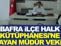 Bafra İlçe Halk Kütüphanesi’ne Bayan Müdür Vekili