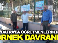 Bafralı Öğretmenlerden Örnek Davranış