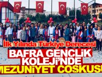 Bafra Gençlik Koleji’nde Mezuniyet Coşkusu