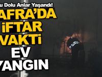 Bafra'da İftar Vakti Yangın korku Dolu Anlar Yaşattı!
