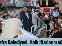 BELEDİYEDEN 4 MAHALLEYE YÖNELİK HALK İFTARI