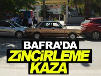 Bafra'da Zincirleme Trafik Kazası