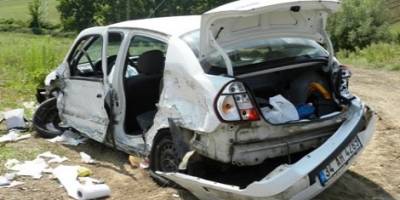 BAFRA'DA ZİNCİRLEME KAZA 7 YARALI