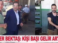 ZAFER BEKTAŞ: KİŞİ BAŞI GELİR ARTACAK