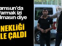 Samsun'da Parmak İzi Kalmasın diye Sinekliği Bile Çaldı