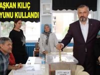 BELEDİYE BAŞKANI HAMİT KILIÇ OYUNU KULLANDI