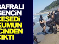 Denizde Boğulan Bafralı Gencin Cesedi Kumun İçinden çıktı
