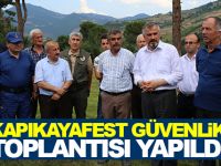 Kapıkayafest Güvenlik Toplantısı Yapıldı