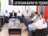 USTA'DAN BAFRA'YA TEŞEKKÜR ZİYARETİ