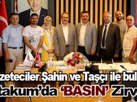 Gazeteciler Şahin ve Taşçı ile buluştu