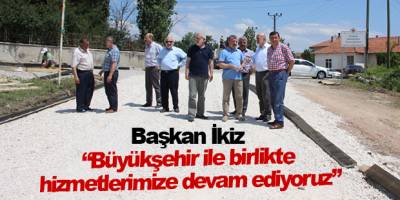 Başkan İkiz Yol Çalışmalarını Ziyaret etti
